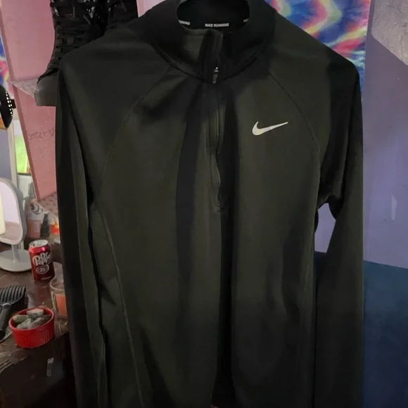 nike dri-fit running zip up - Picture 2 of 2
